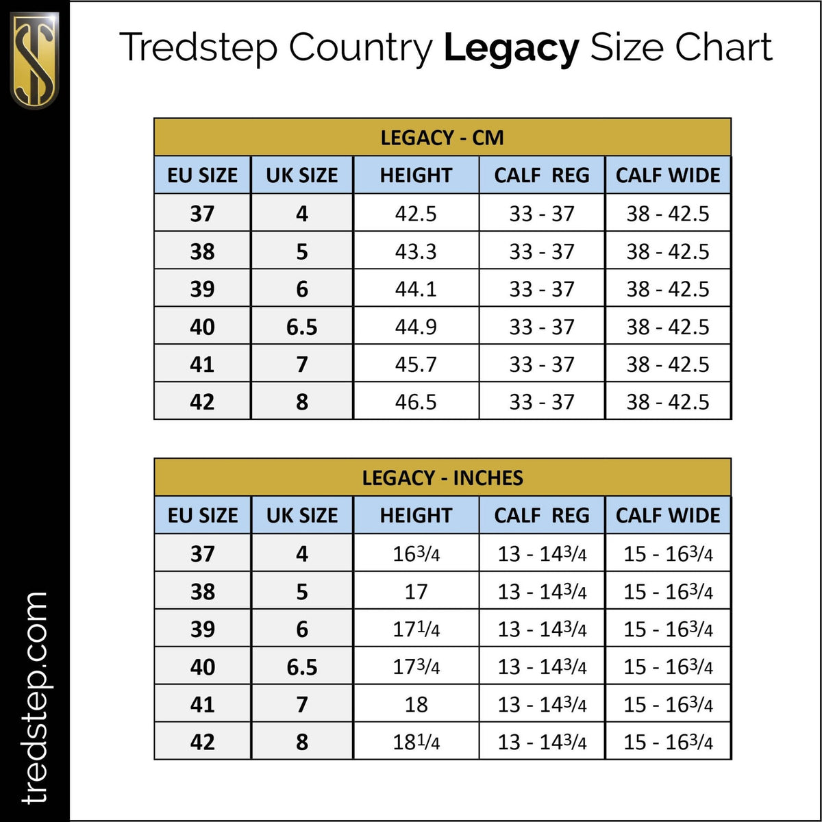 Tredstep Legacy II Tall Front Lace Country Boots - Nags Essentials