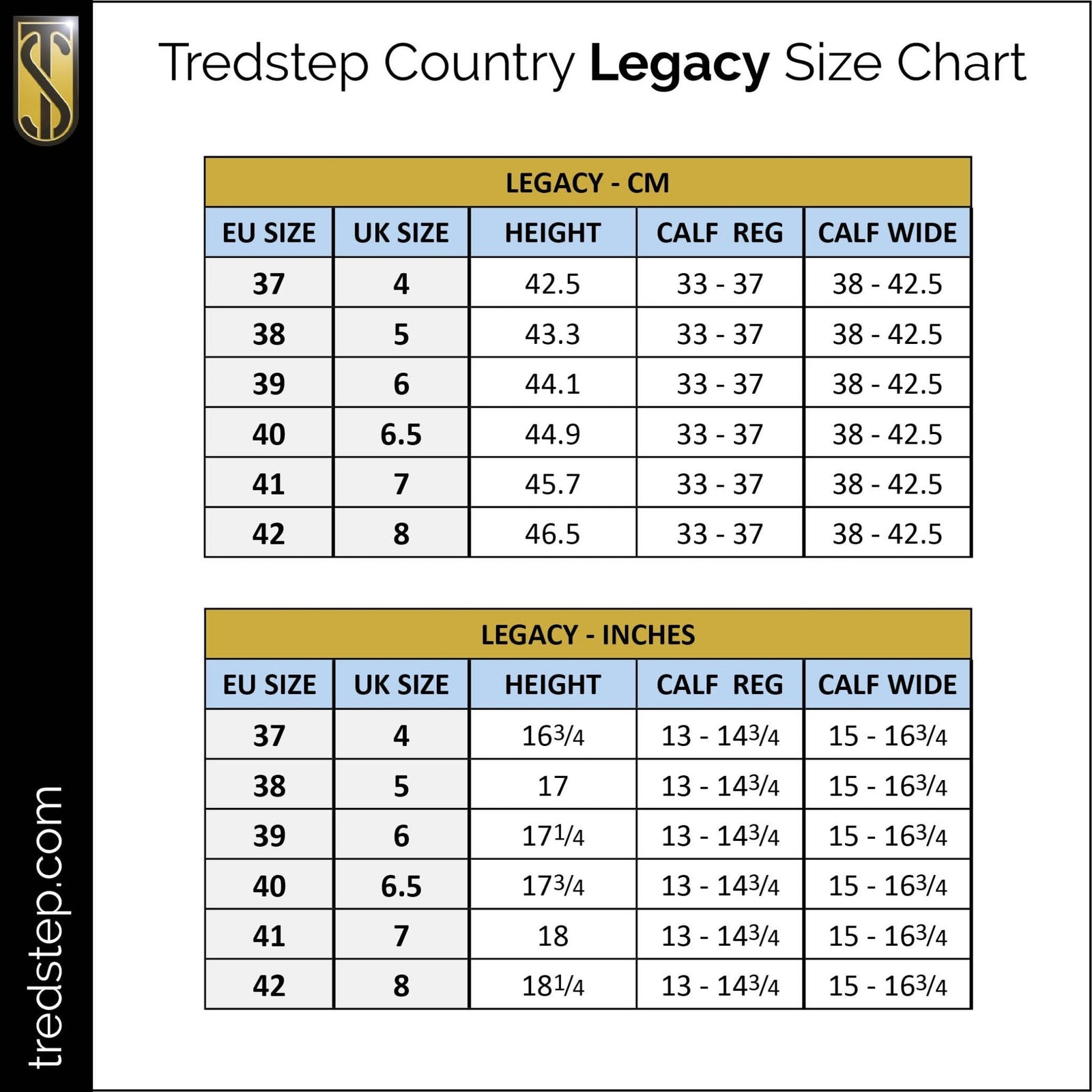 Tredstep Legacy II Tall Front Lace Country Boots - Nags Essentials