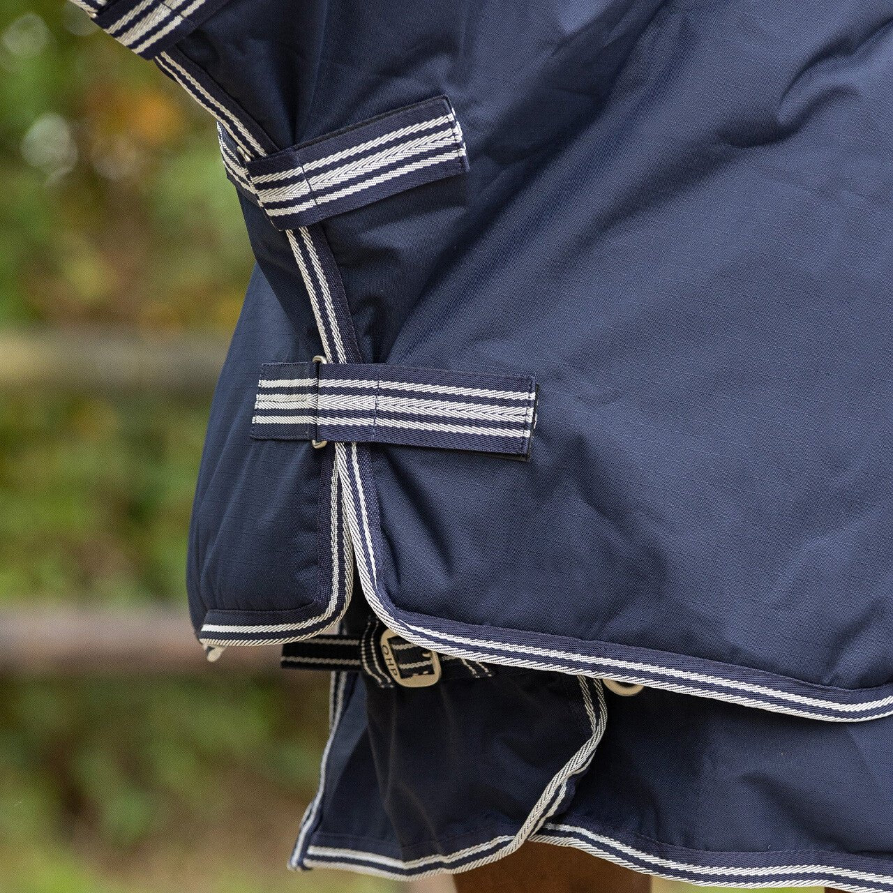 Turnout Rug Fixed Neck 300g - Dark Blue - Nags Essentials