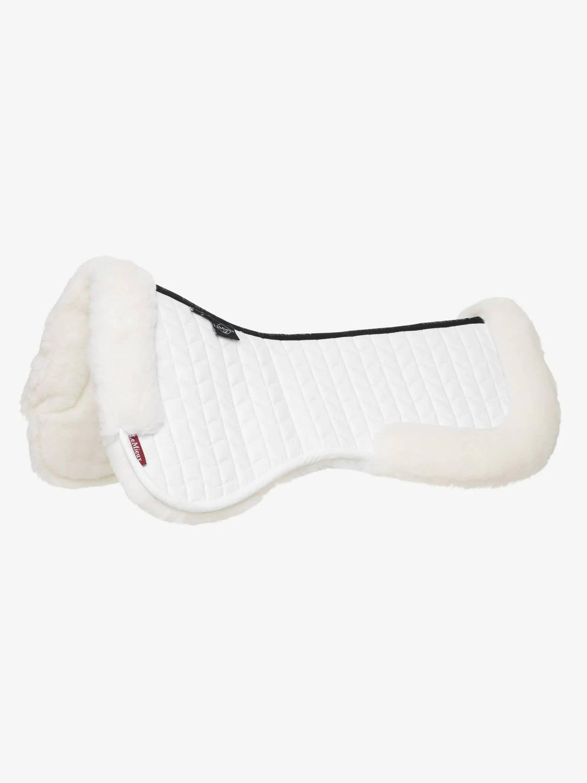 LeMieux Merino+ Dressage Half Pad - White/White