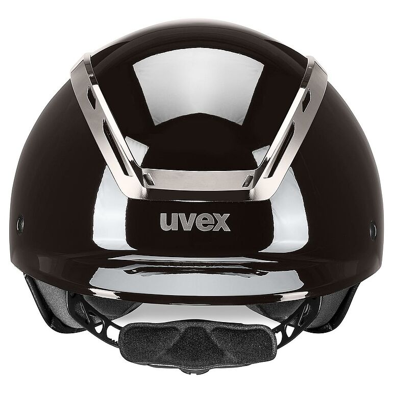 Uvex Exxeed Shiny Chrome Helmet - Nags Essentials