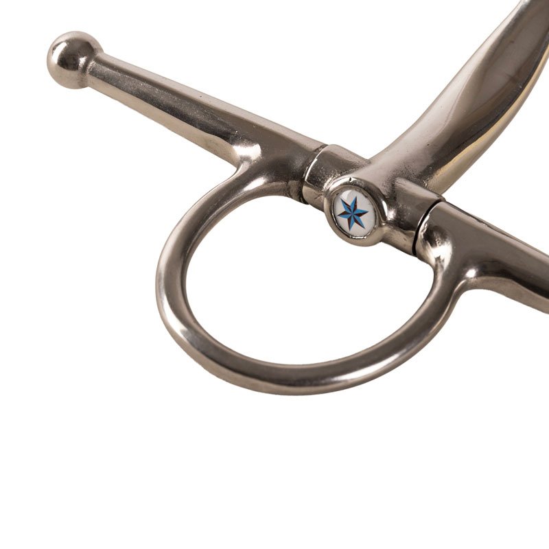 Velari Full Cheek Single Jointed Stainless Steel - Nags Essentials