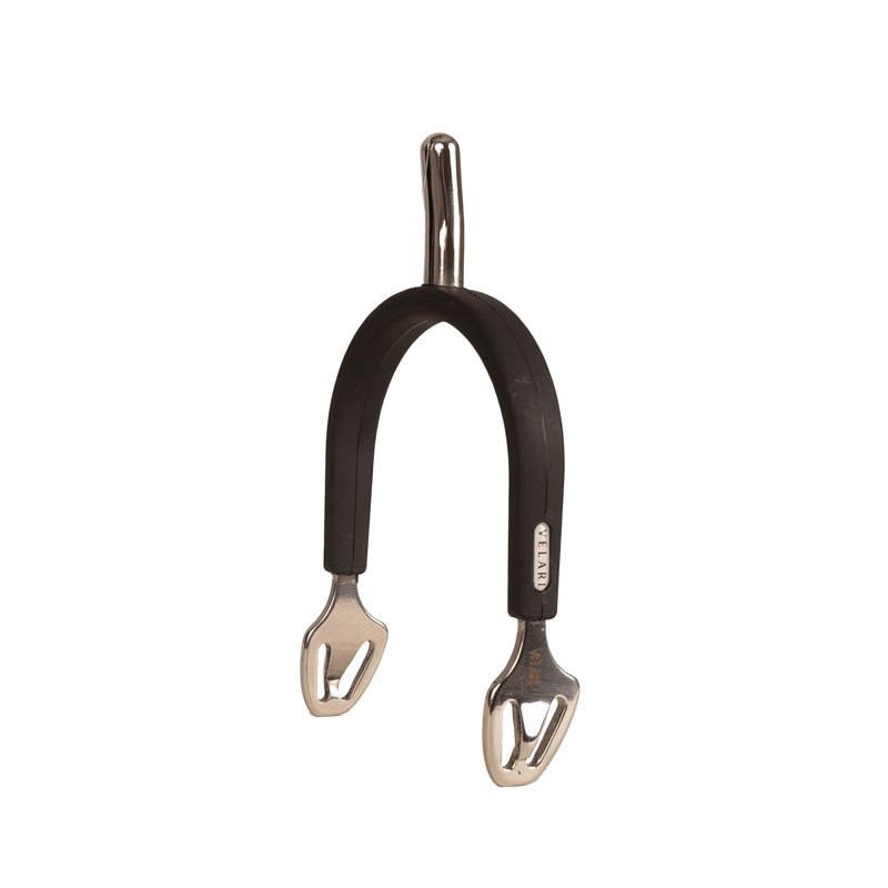 Velari Spurs Stainless Steel With Rubber Rounded - Nags Essentials