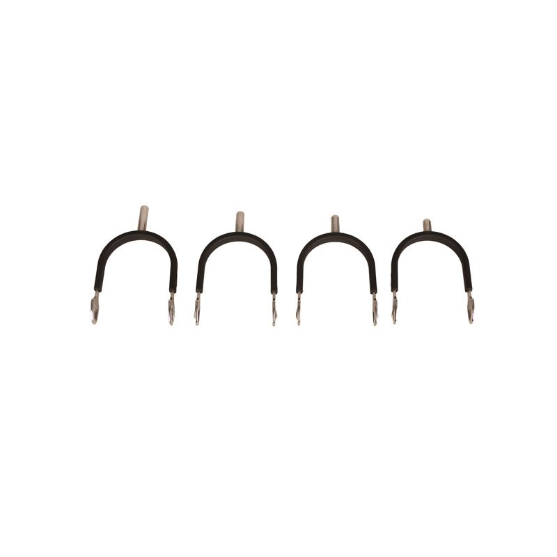 Velari Spurs Stainless Steel With Rubber Rounded - Nags Essentials