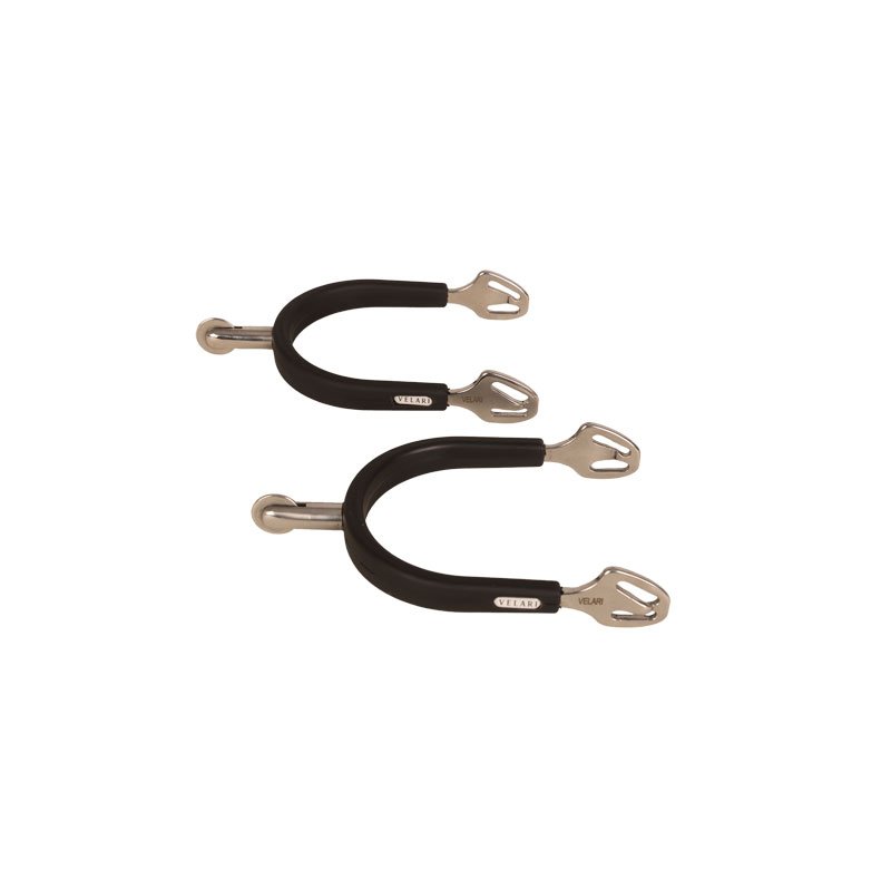 Velari Spurs with Rubber Grip Medium Rowel - Nags Essentials