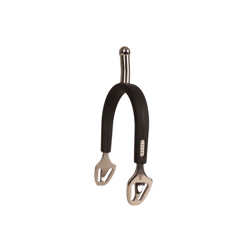 Velari Stainless Steel Spurs Rubber Grip Ball Shaped - Nags Essentials