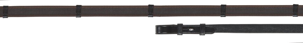 Velociti GARA Continental Rubber Grip Reins - Nags Essentials