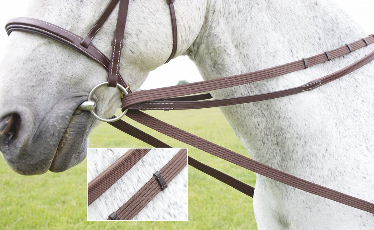 Velociti GARA Cotton Web Draw/Running Reins - Nags Essentials