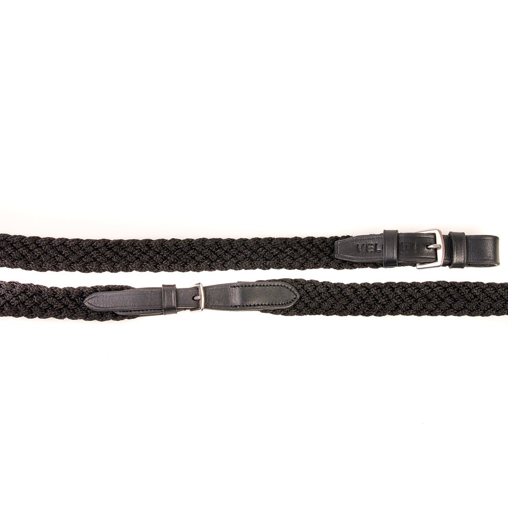 Velociti GARA Games Reins - Black - Nags Essentials