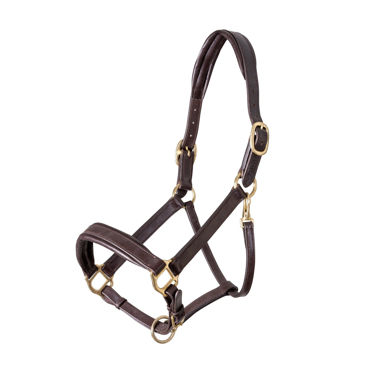 Velociti GARA Leather Travel Headcollar - Nags Essentials