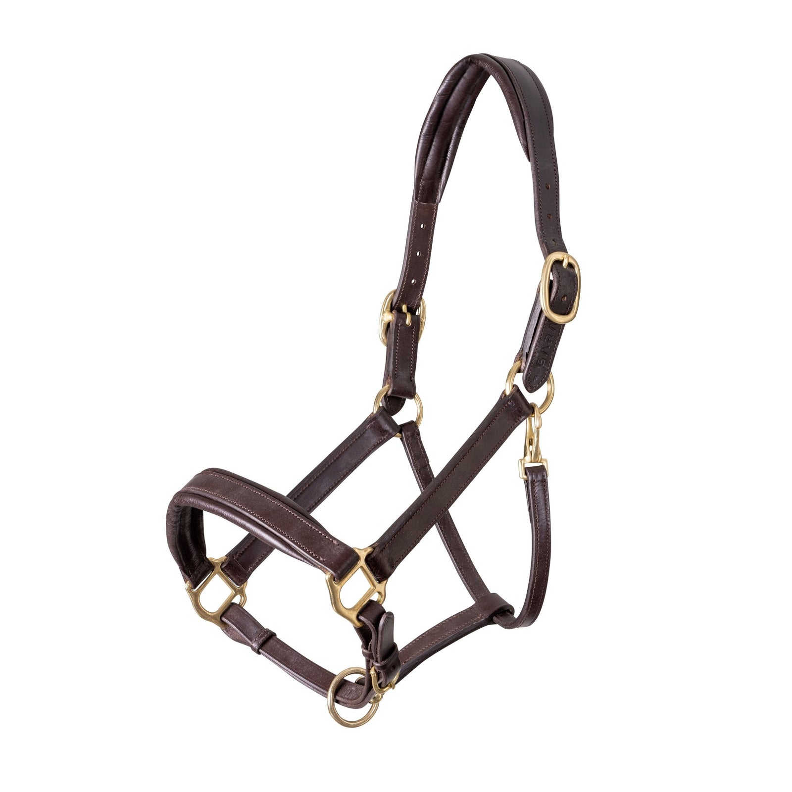 Velociti GARA Leather Travel Headcollar - Nags Essentials