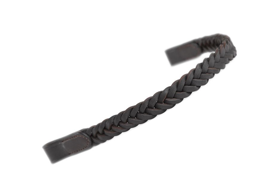 Velociti GARA Plaited Leather Browband - Nags Essentials