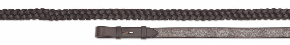 Velociti GARA Plaited Leather Reins - Nags Essentials