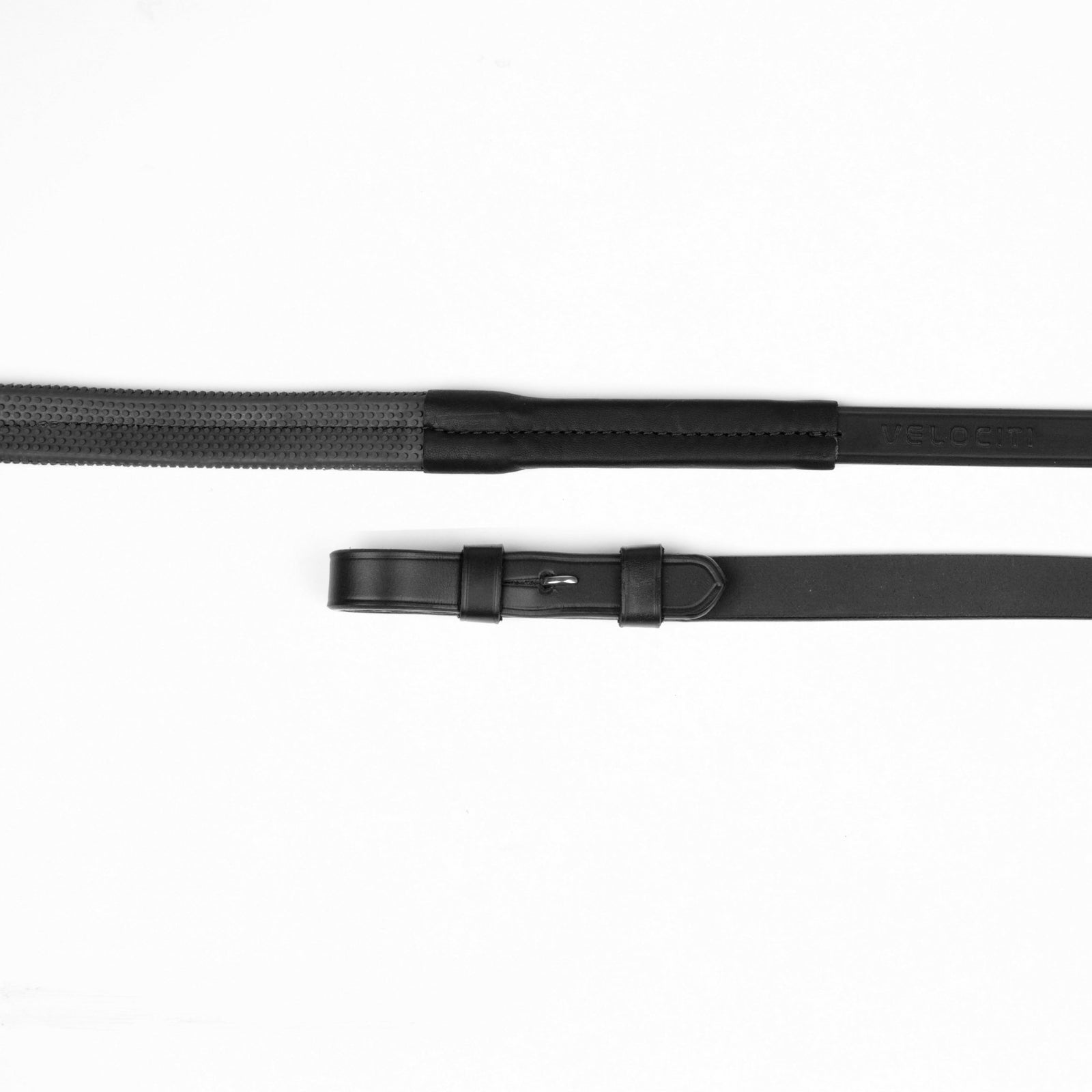 Velociti LUSSO Elite Nylon Insert Rubber Grip Reins - Nags Essentials