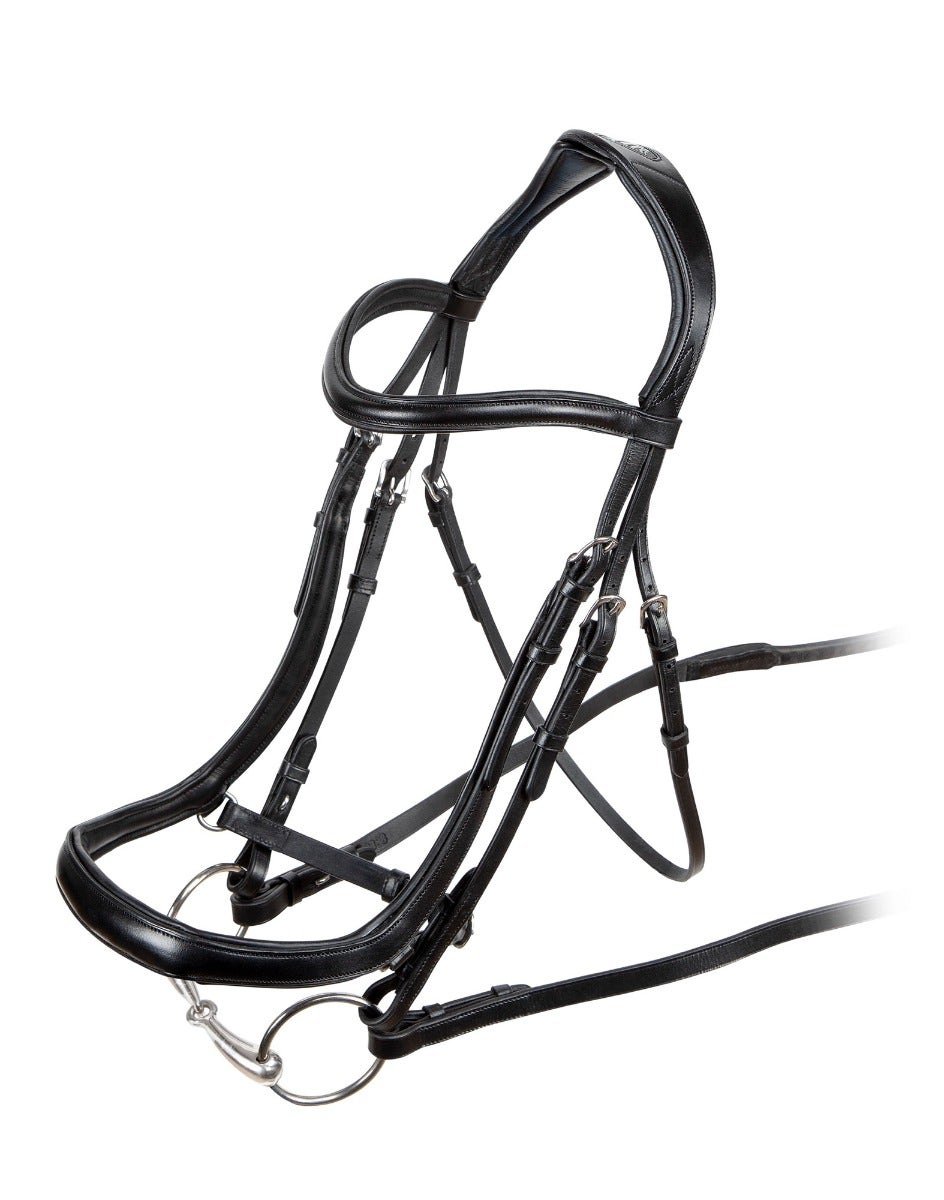 Velociti RAPIDA Ergonomic Curved Cavesson Bridle - Nags Essentials