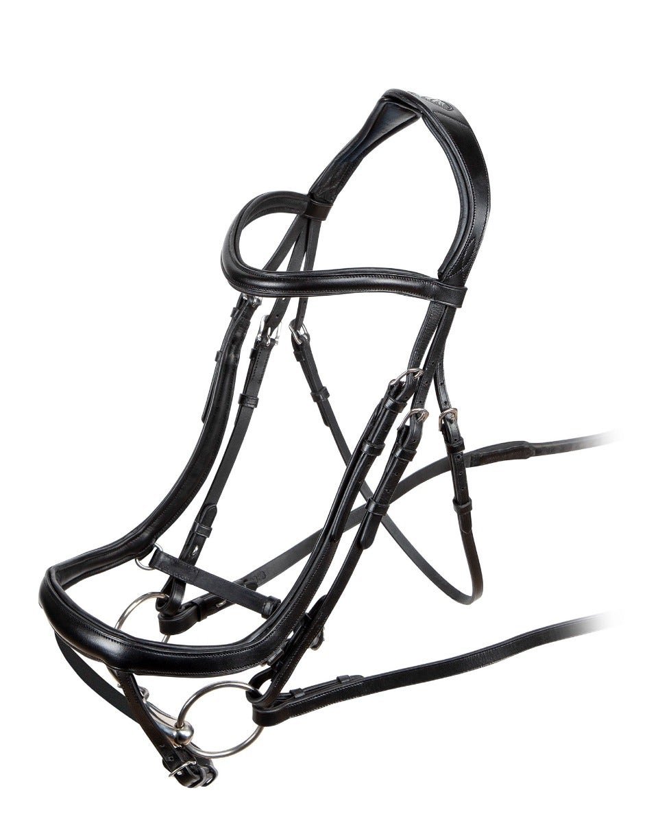 Velociti RAPIDA Ergonomic Curved Flash Bridle - Nags Essentials