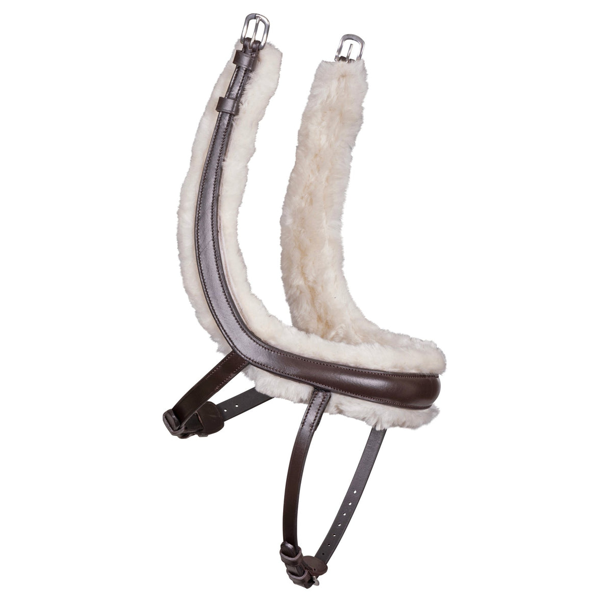 Velociti RAPIDA Fleece Lined Curved Flash Noseband - Nags Essentials