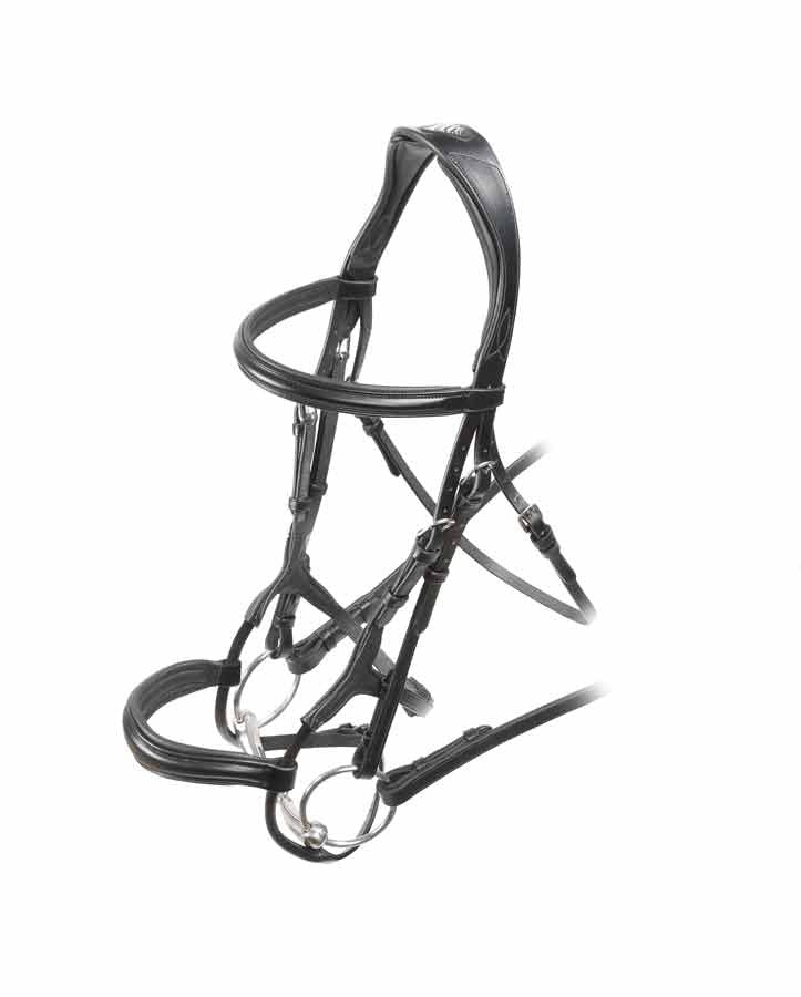 Velociti RAPIDA Rolled Padded Cavesson Bridle - Nags Essentials