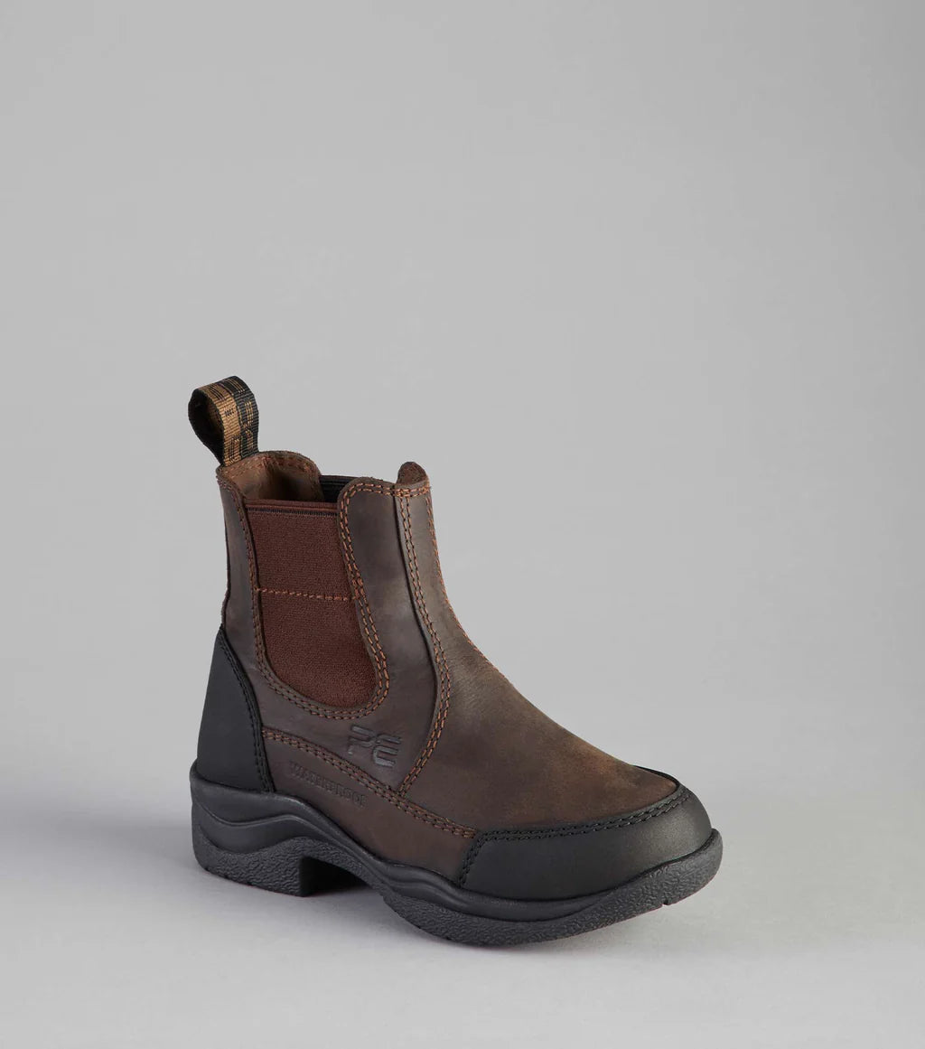 Premier Equine Vinci Junior Waterproof Boot - Brown