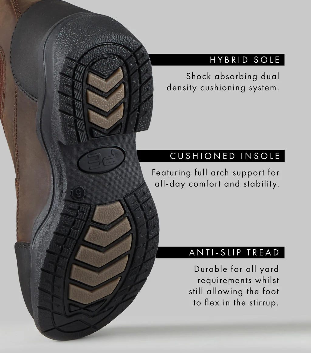 Premier Equine Vinci Junior Waterproof Boot - Brown