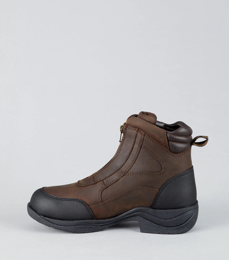 Premier Equine Vinci Waterproof Zip Front Boot - Brown