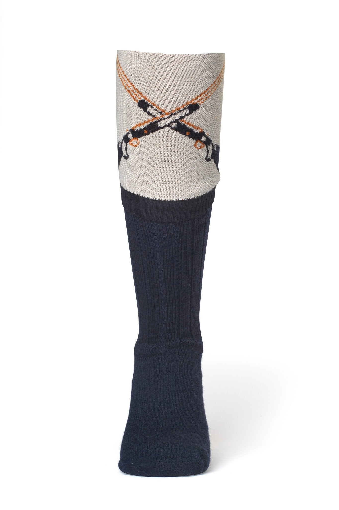 Waring Brooke Crossed Gun Socks - Nags Essentials