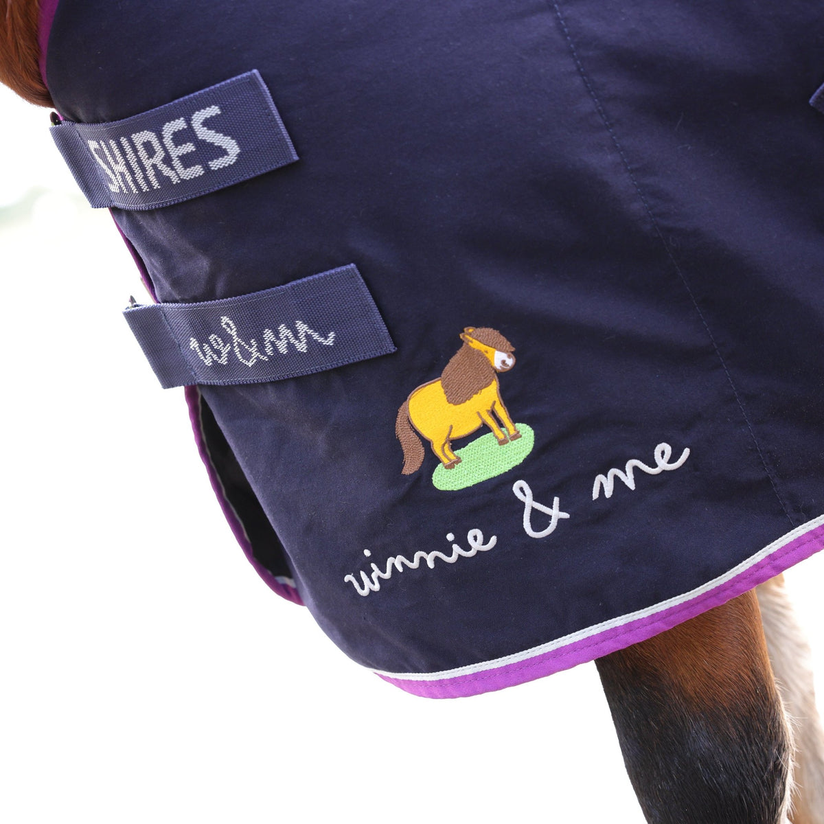Winnie & Me Stable Sheet - Navy - Nags Essentials