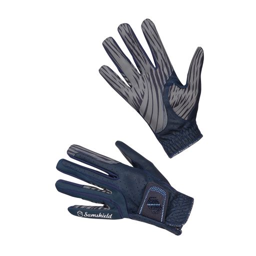 Samshield V-Skin Swarovski Gloves Blue/Blue
