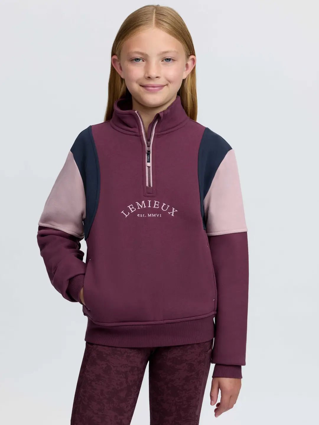 Young Rider Viola Quarter Zip Sweat - Nags Essentials
