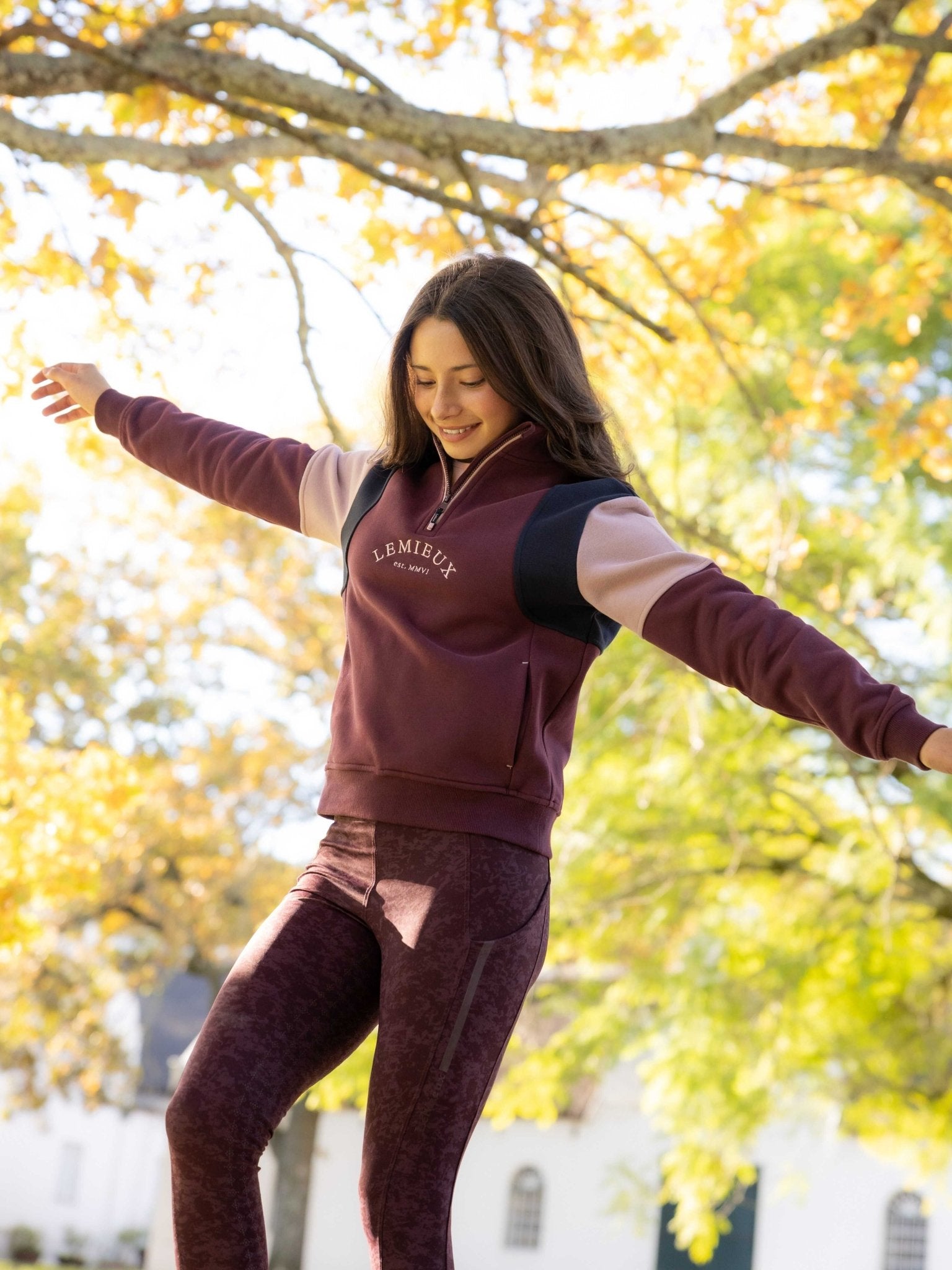 Young Rider Viola Quarter Zip Sweat - Nags Essentials
