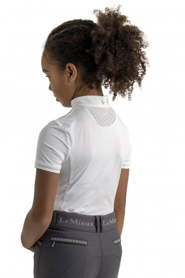 LeMieux Young Rider Belle Show Shirt White - Nags Essentials