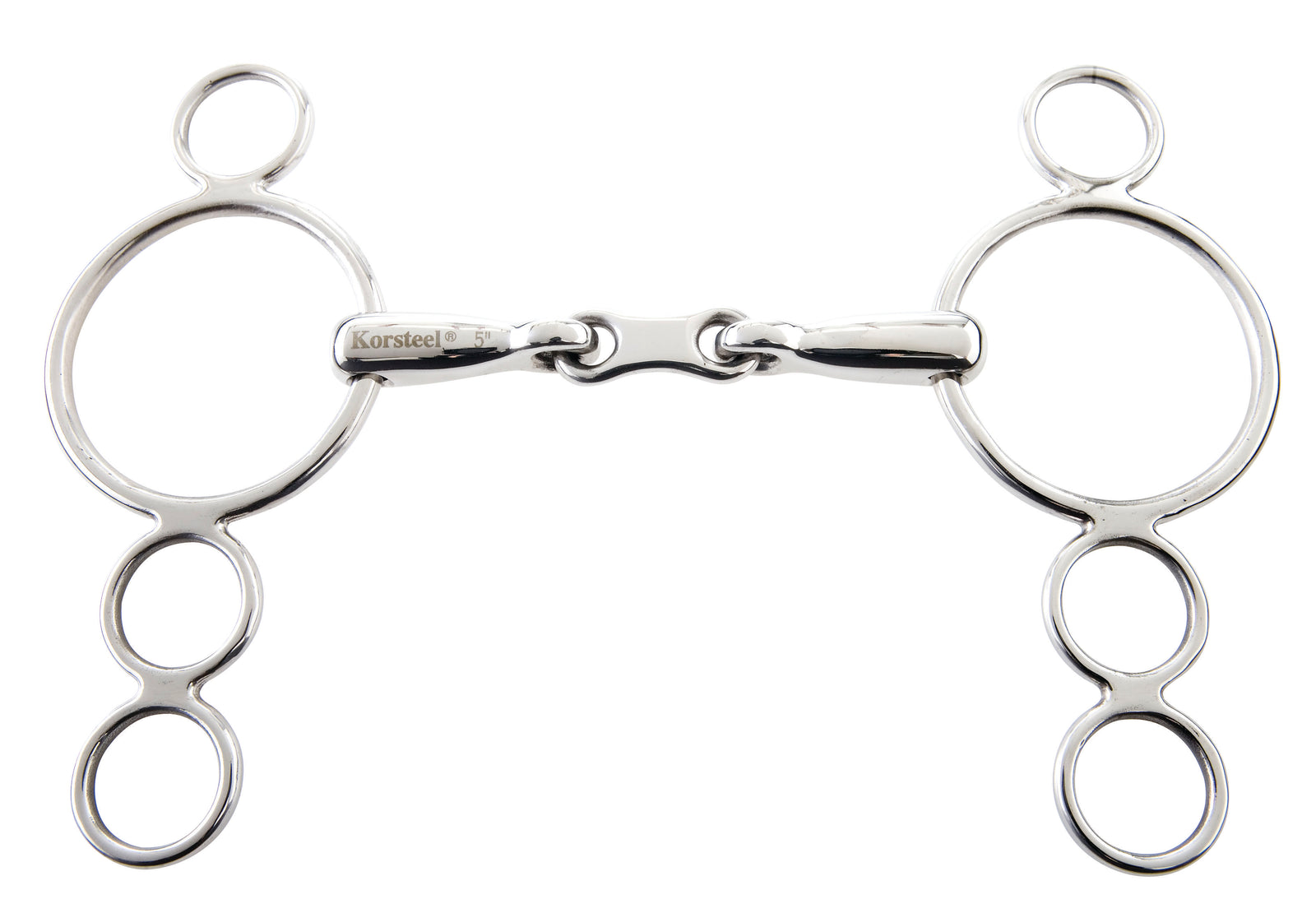 Korsteel French Link 3 Ring Dutch Gag - Nags Essentials