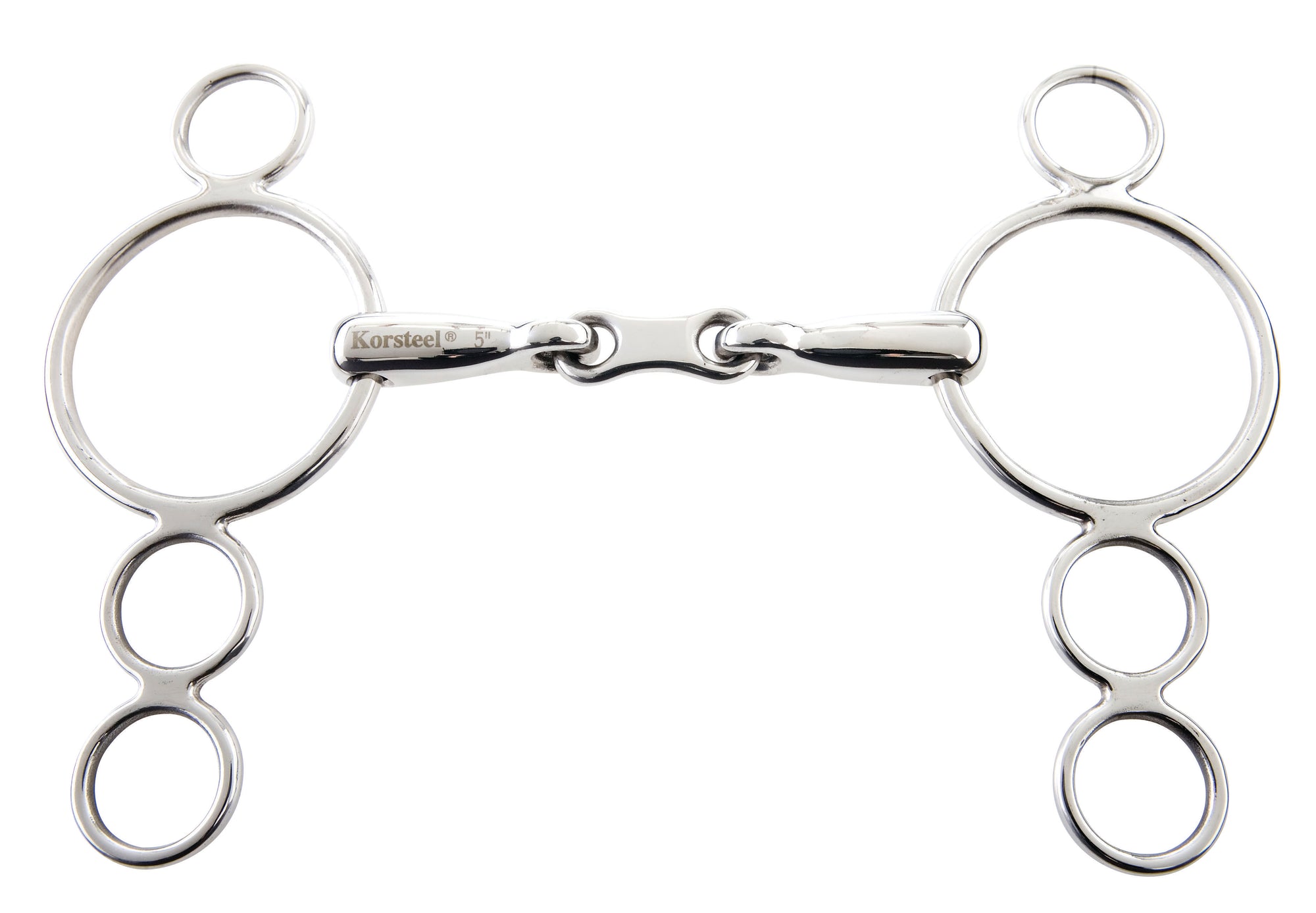 Korsteel French Link 3 Ring Dutch Gag - Nags Essentials