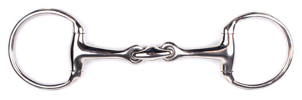 Eggbutt bit double jointed SS - Nags Essentials
