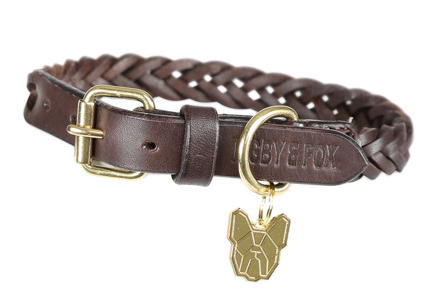 Digby & Fox Plaited Dog Collar - Nags Essentials