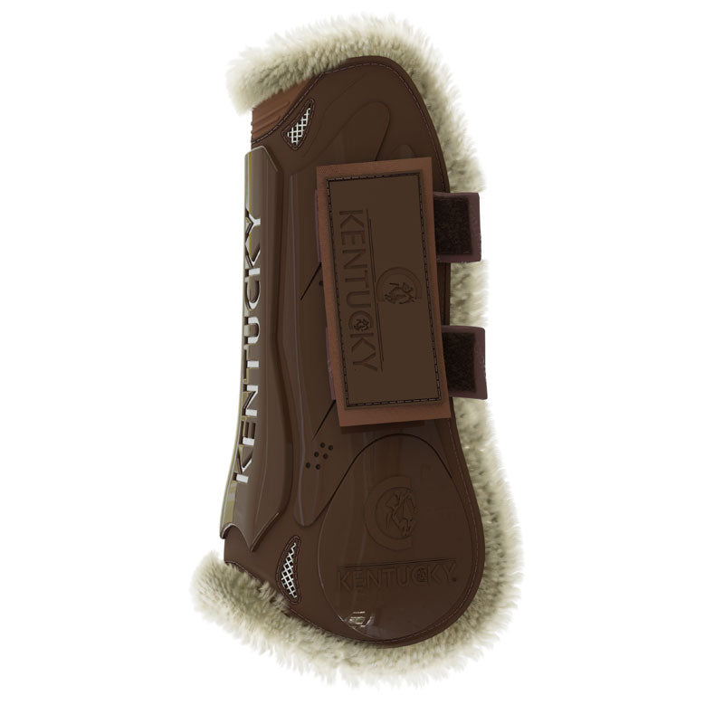 Kentucky Vegan Sheepskin Velcro Tendon Boots