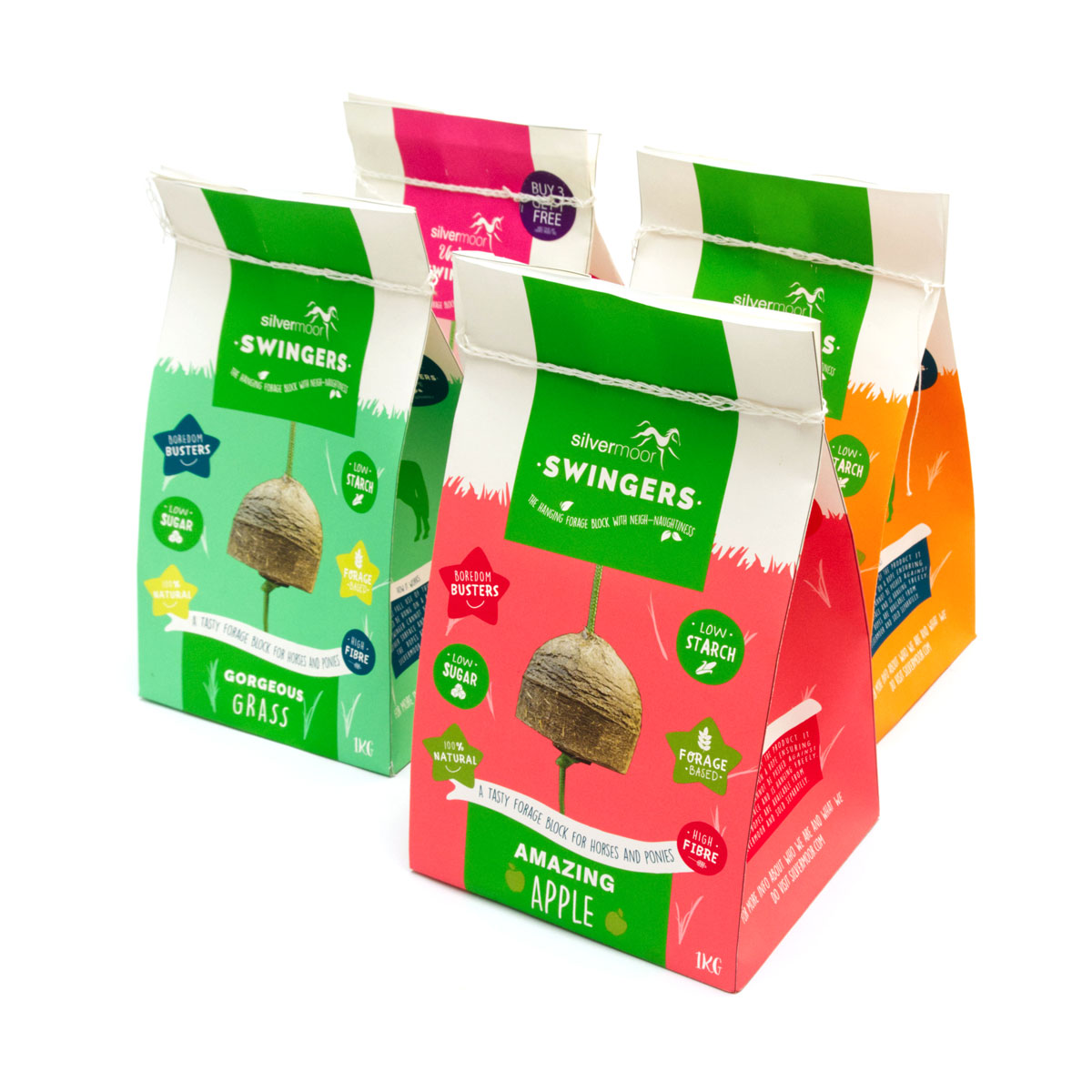 Silvermoor Swingers Hanging Forage Block