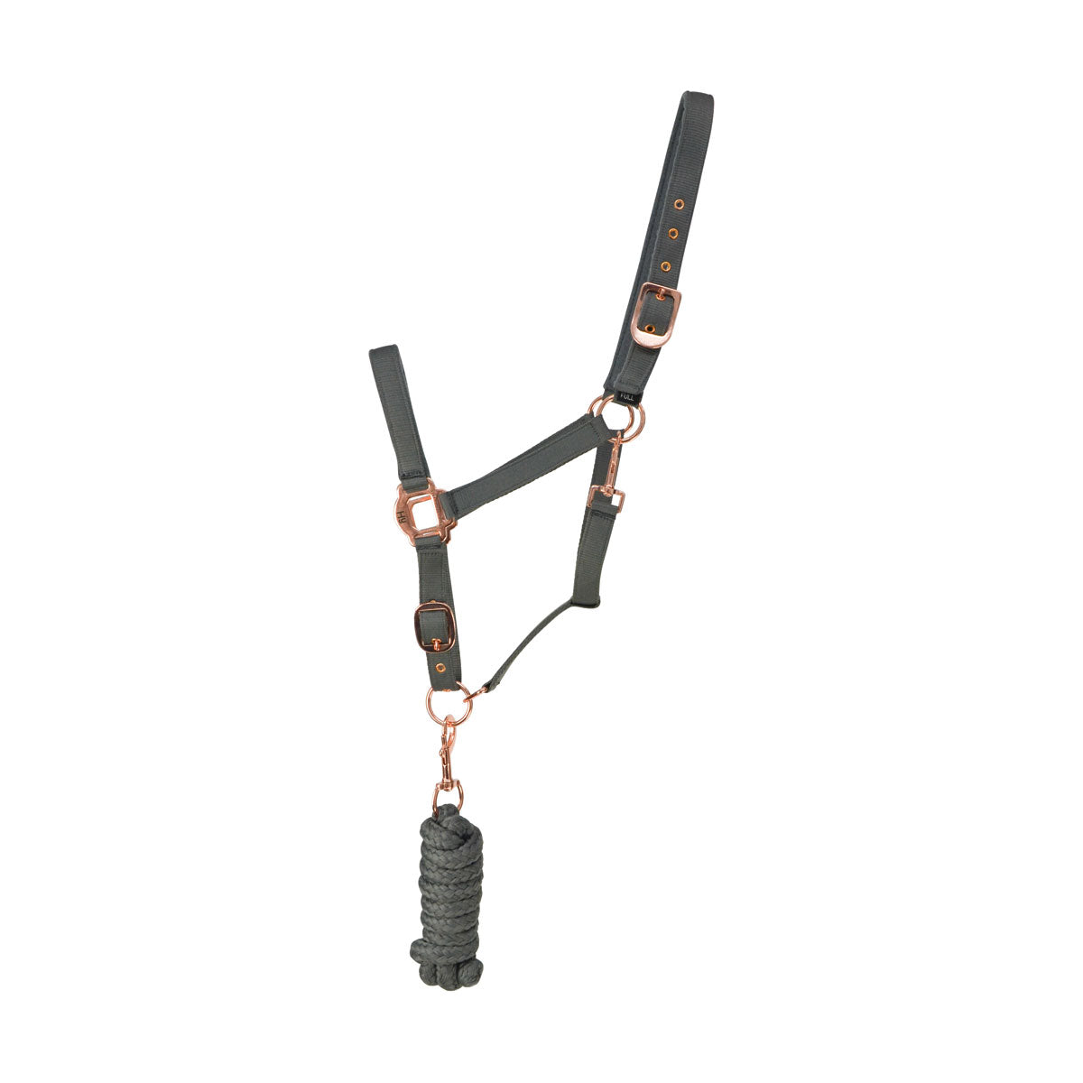 Hy Rose Gold Headcollar and Lead Rope - Nags Essentials