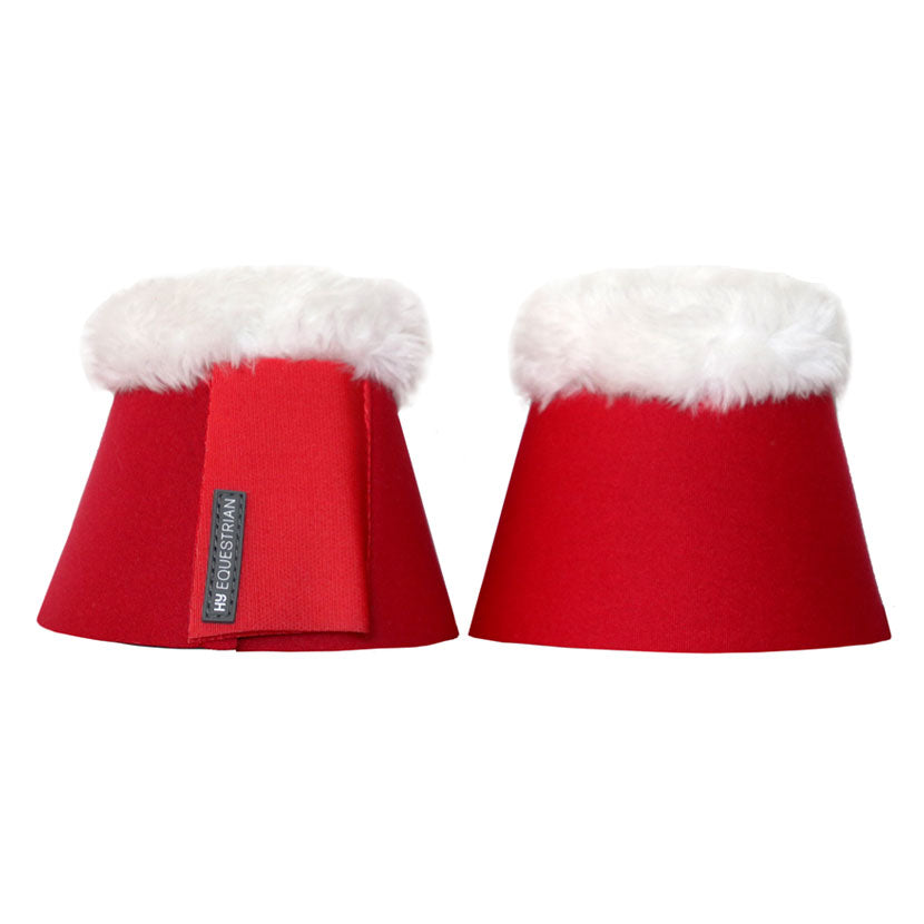 Hy Equestrian Christmas Santa Over Reach Boots