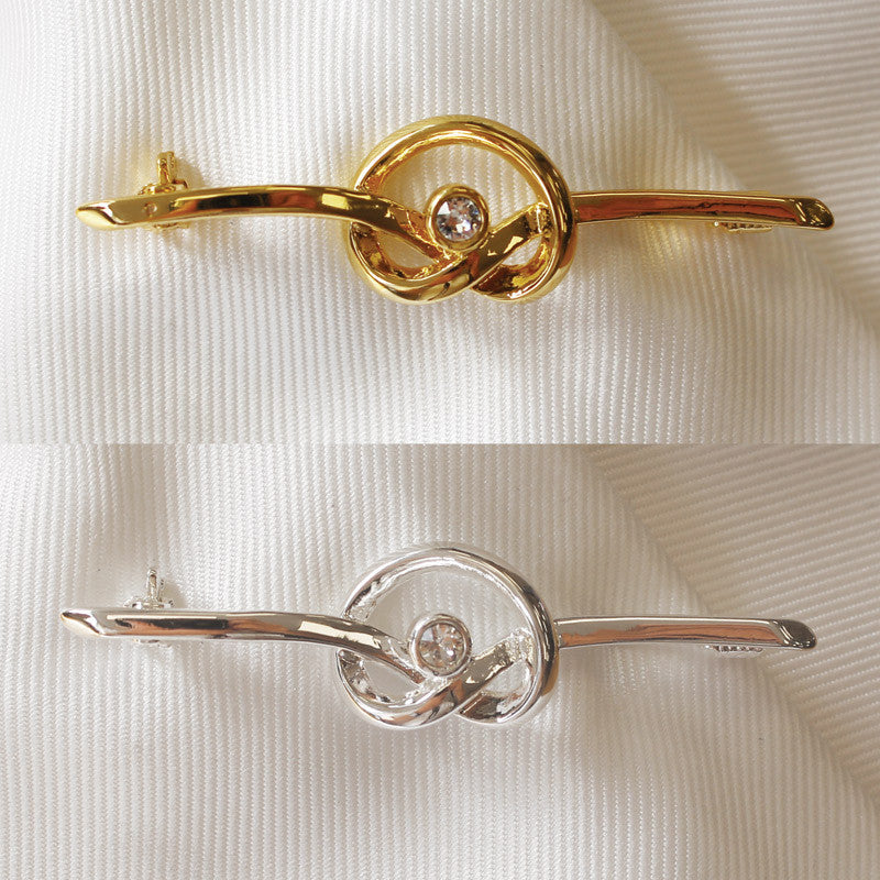 Equetech Twirl Crystal Stock Pin - Nags Essentials