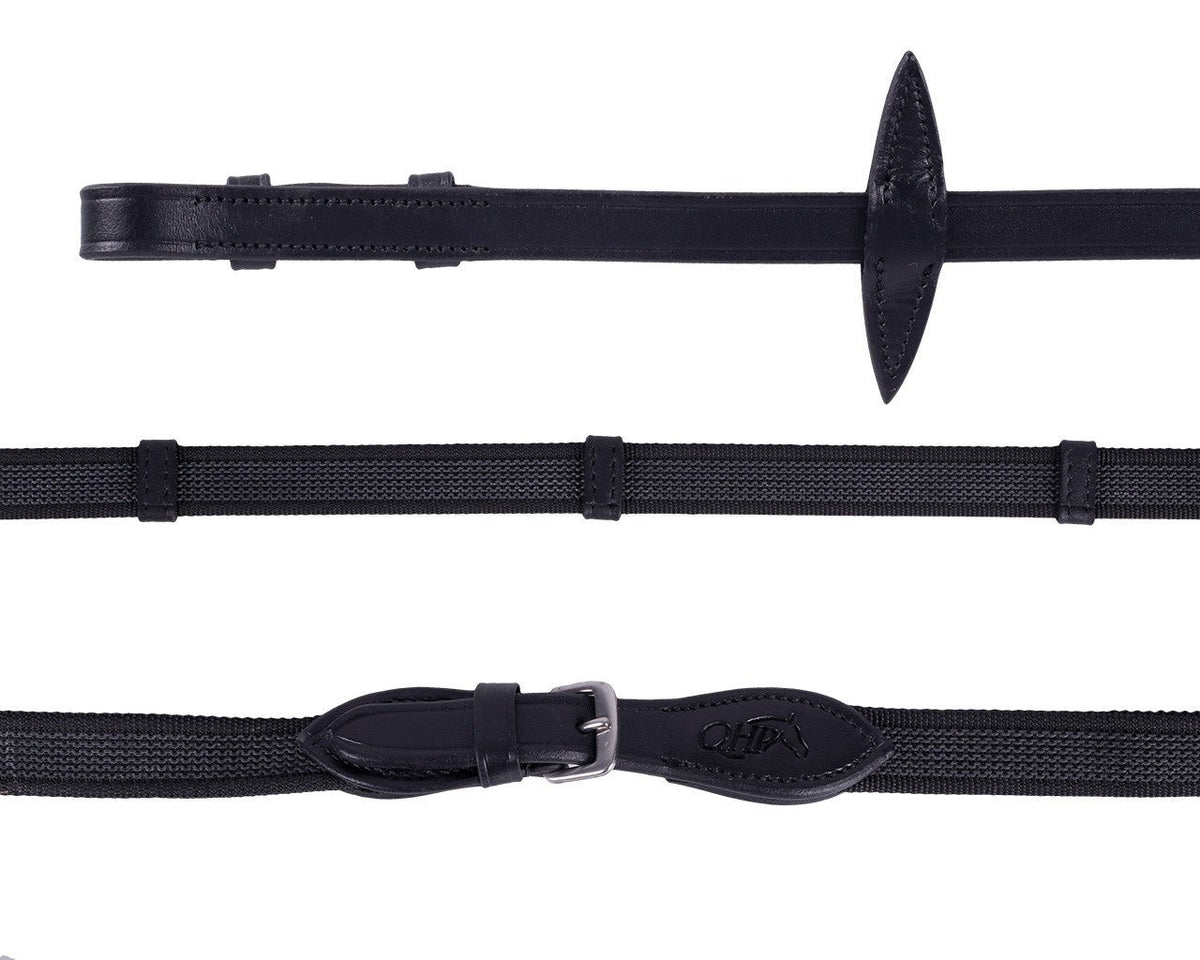 Anti-Slip Reins with Leather Stops - Nags Essentials