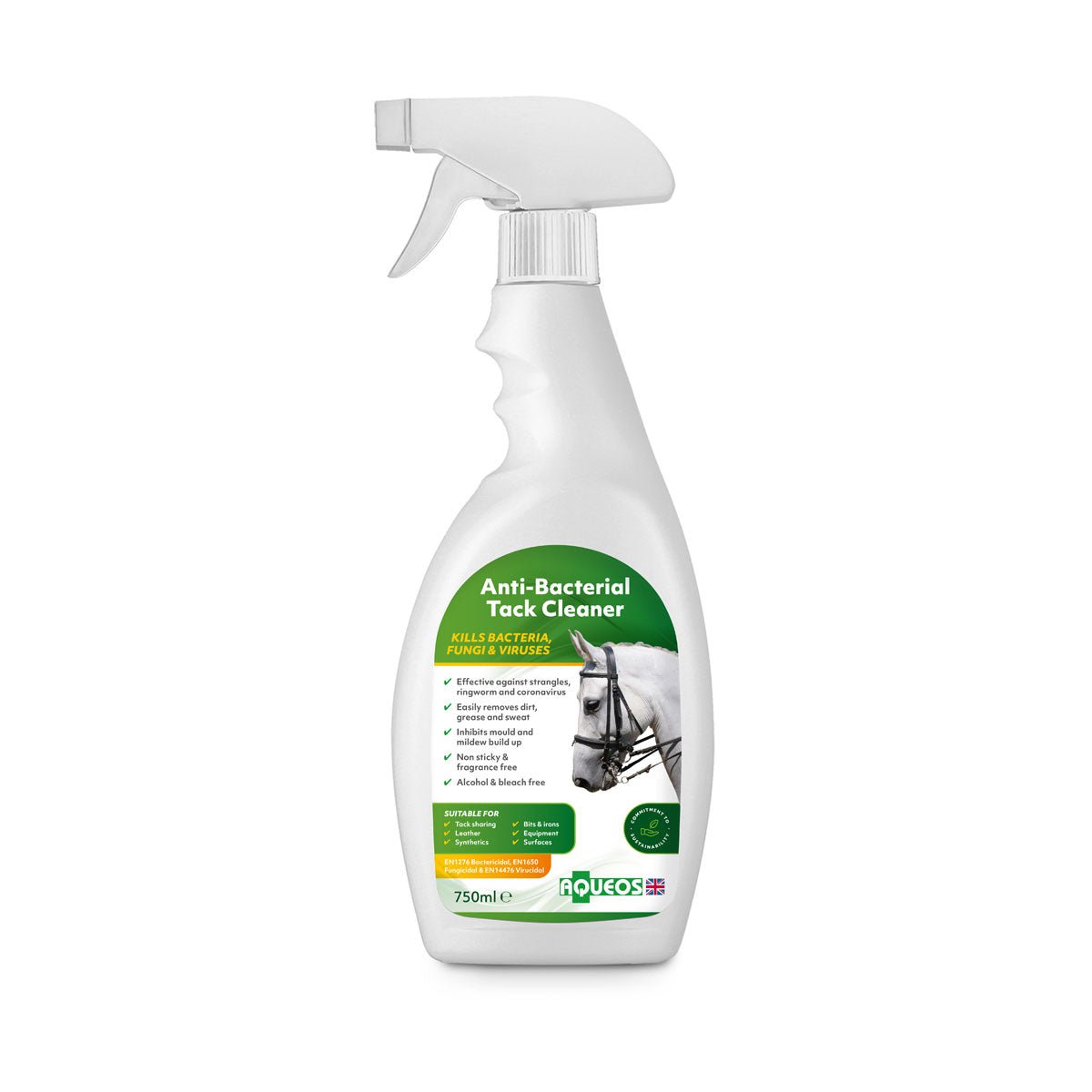 Aqueos Equine Anti-Bacterial Tack Cleaner - Nags Essentials