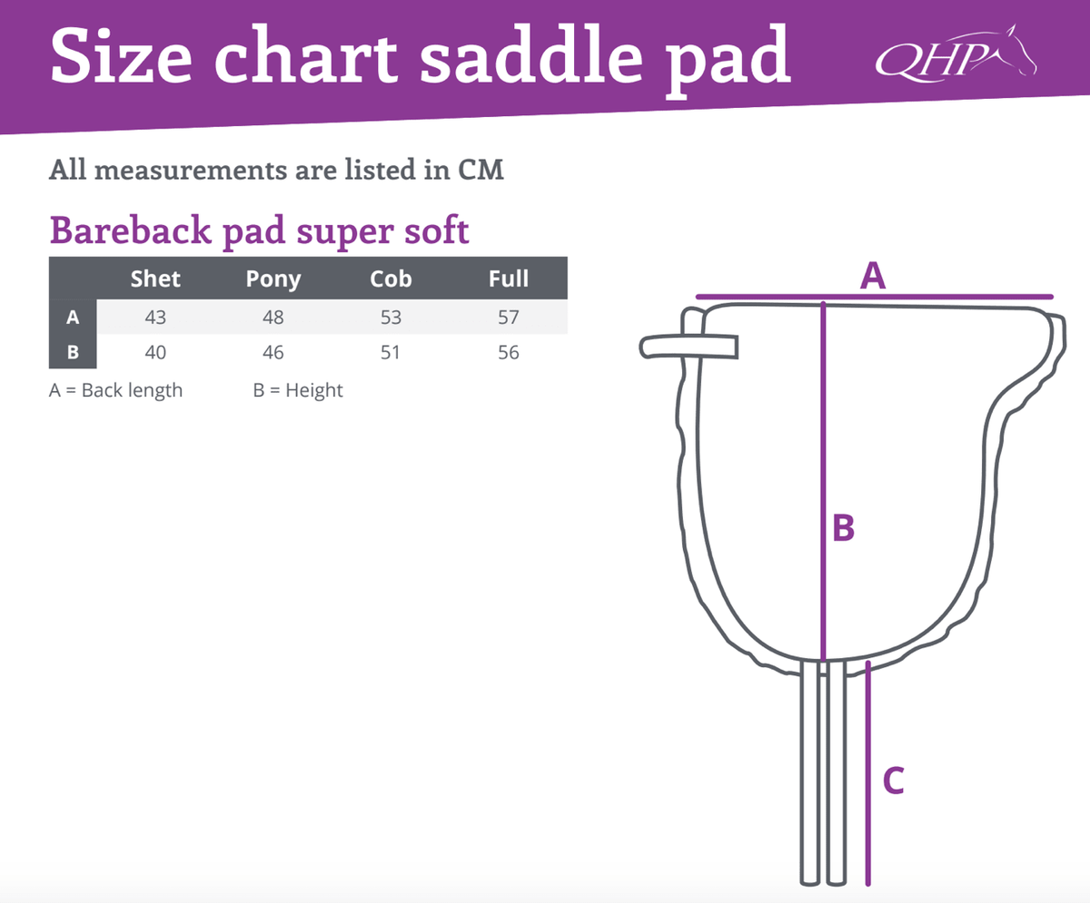 Bareback pad super soft - Nags Essentials