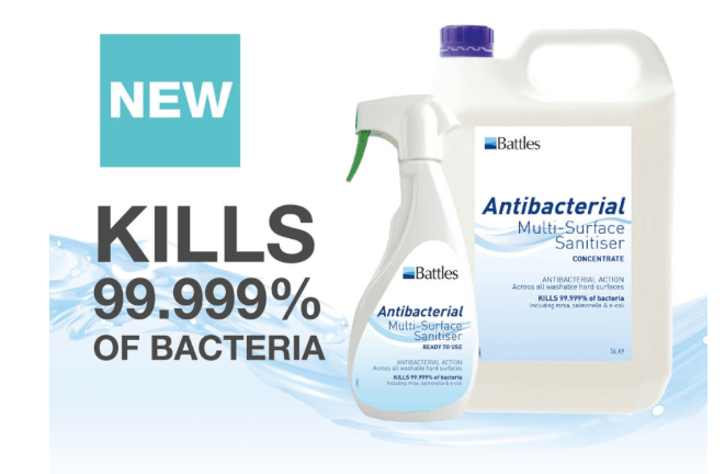 Battles Anti-Bacterial Multi-Surface Sanitiser (Ready To Use) - Nags Essentials