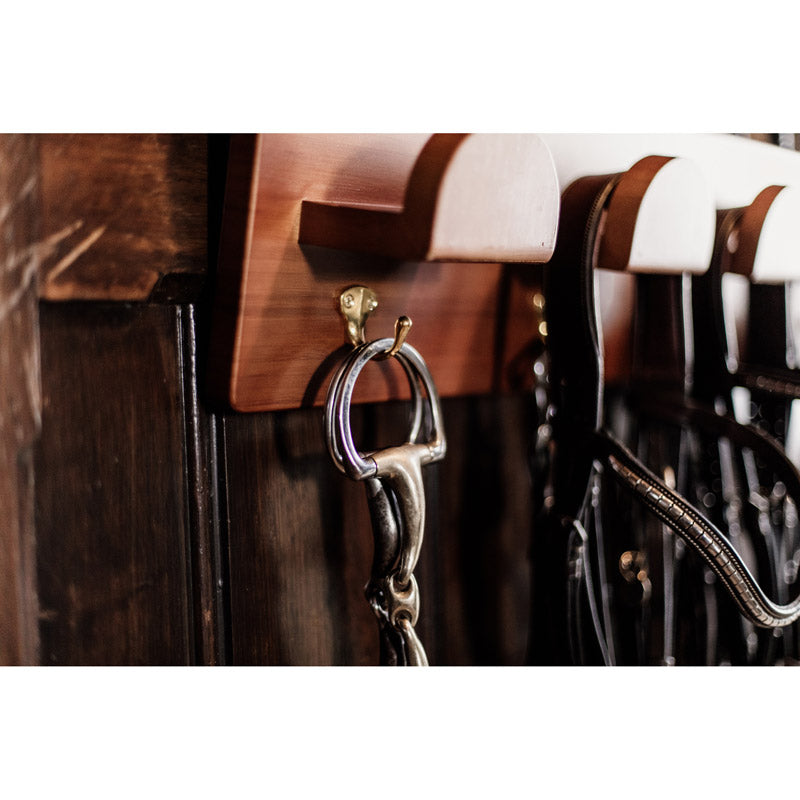 Grooming Deluxe Wooden Bridle Rack - Nags Essentials