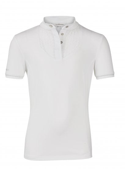 LeMieux Young Rider Belle Show Shirt White - Nags Essentials