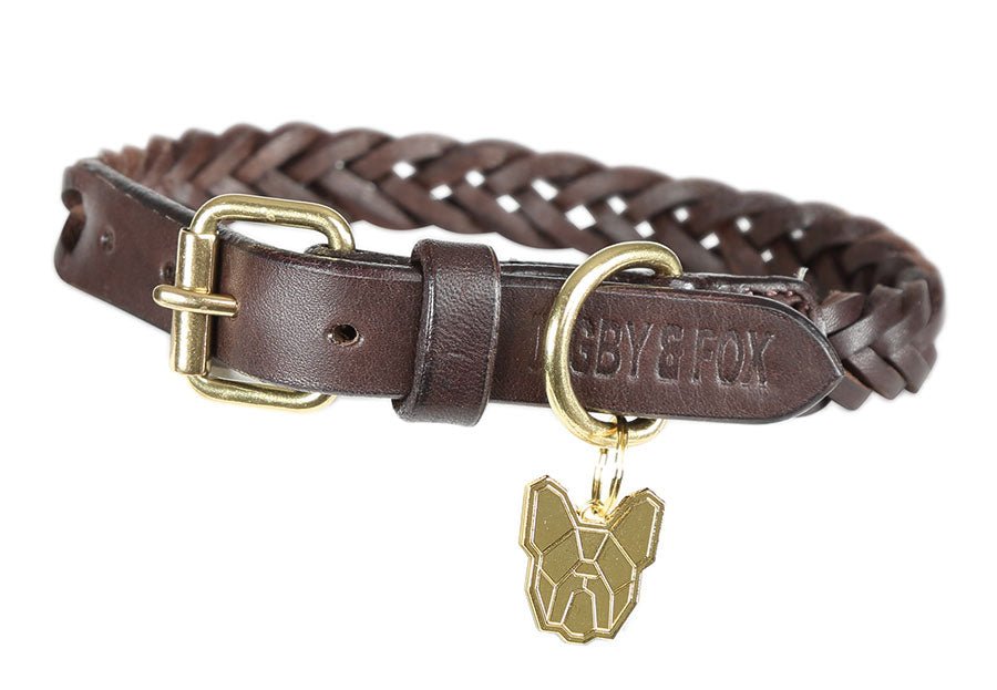 Digby & Fox Plaited Dog Collar - Nags Essentials