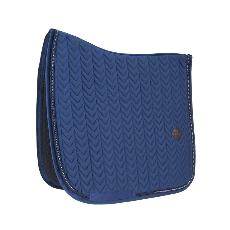Kentucky Horsewear Velvet Saddle Pad Pearls Dressage - Nags Essentials