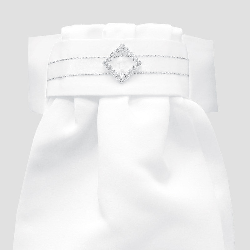 Equetech Diamante Diamond Deluxe Ready - Tied Stock - White - Nags Essentials