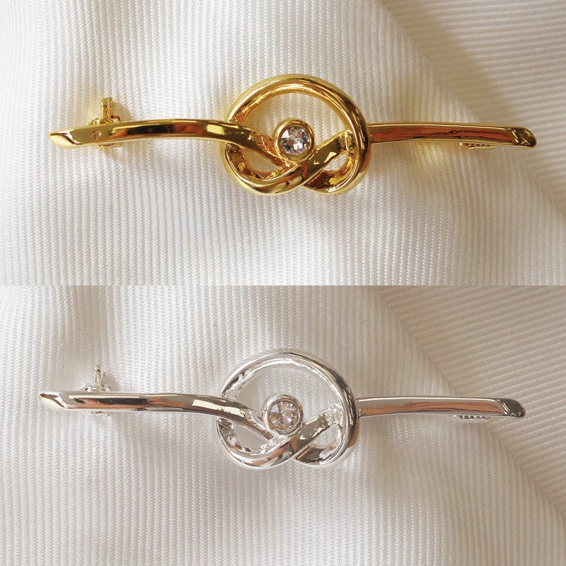 Equetech Twirl Crystal Stock Pin - Nags Essentials